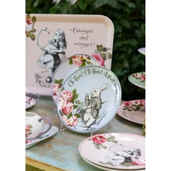 Alice in Wonderland Mikasa V&A Bone China Side Plates - Set Of 4