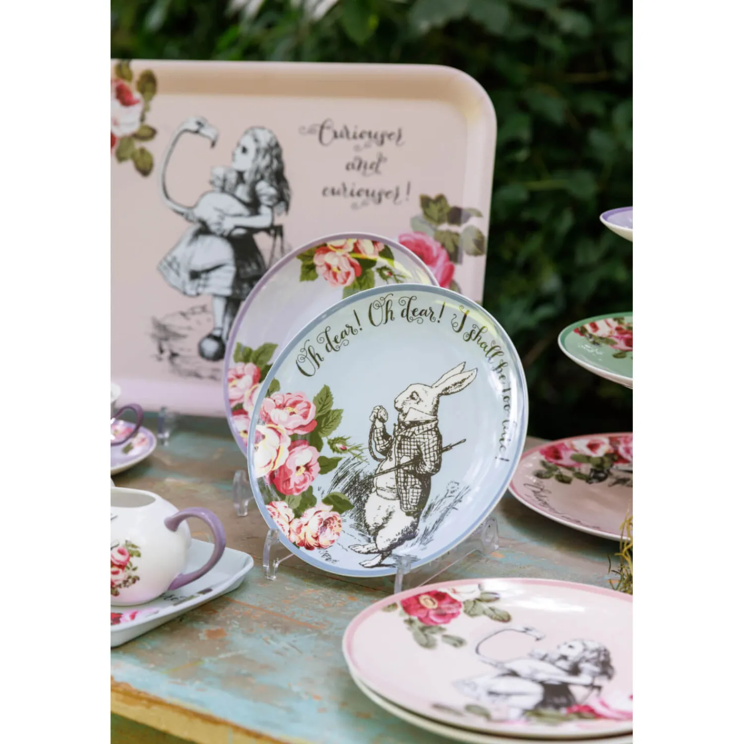 Alice in Wonderland Mikasa V&A Bone China Side Plates - Set Of 4