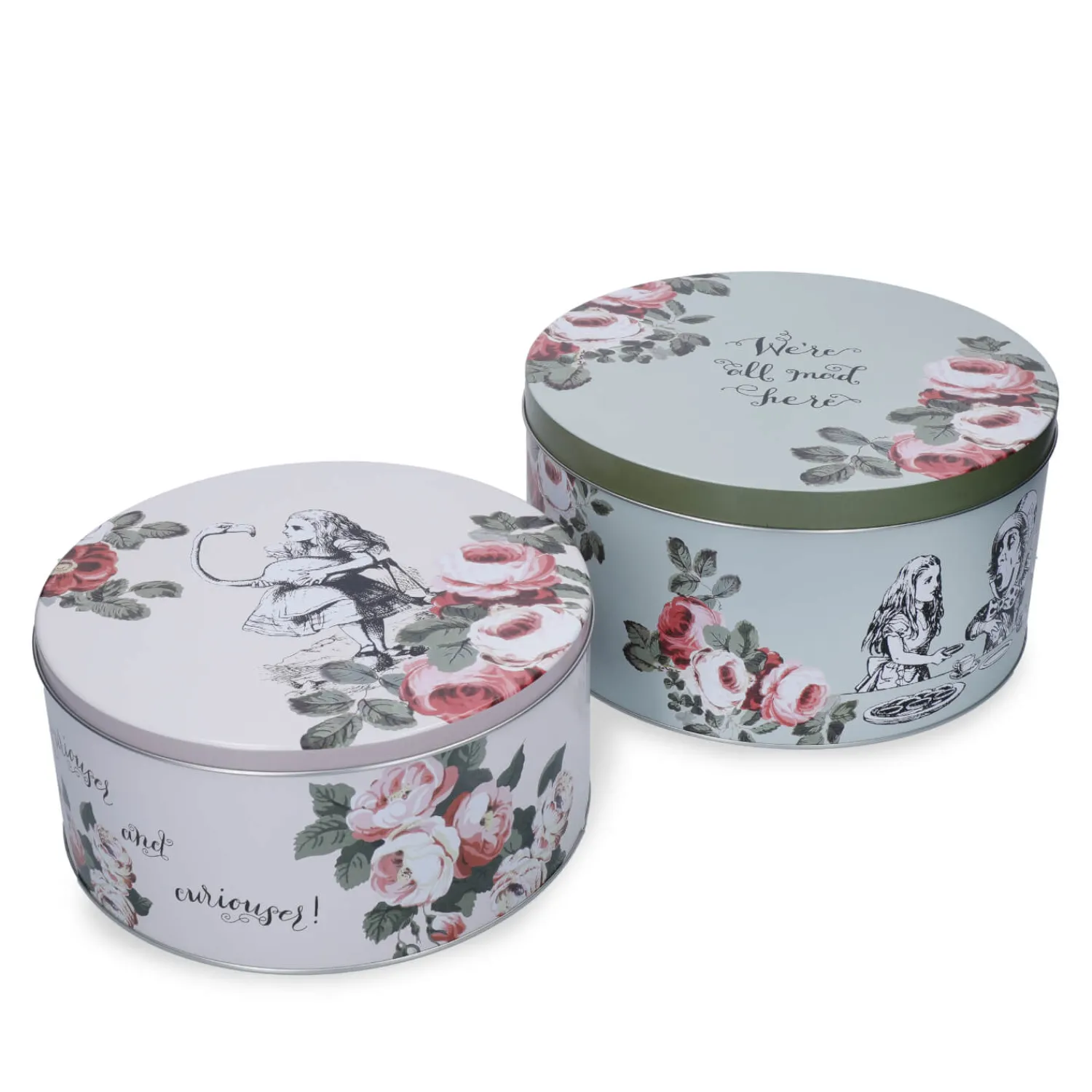 Alice in Wonderland Mikasa V&A Cake Tins - Set Of 2