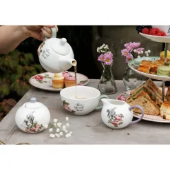 Alice in Wonderland Mikasa V&A Bone China Sugar Bowl & Creamer Set