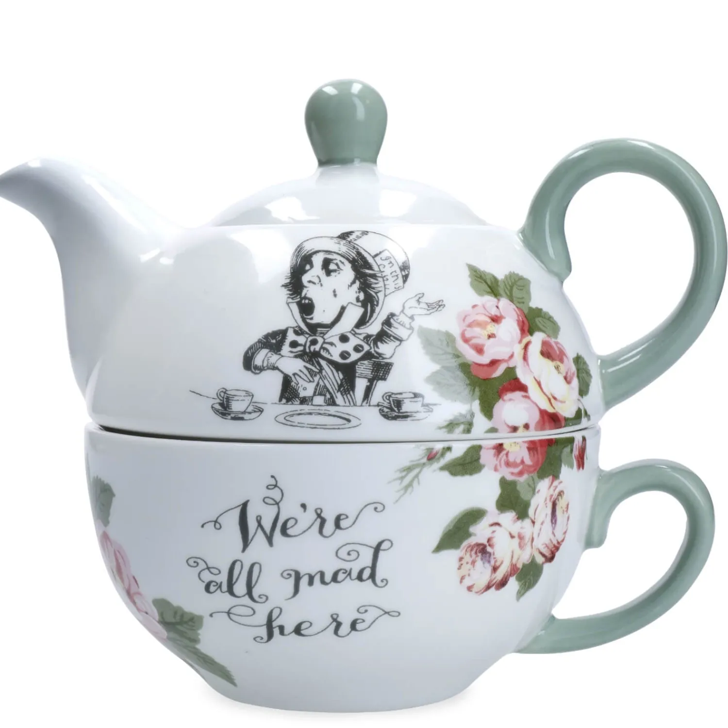 Alice in Wonderland Mikasa V&A Bone China Tea For One Teapot