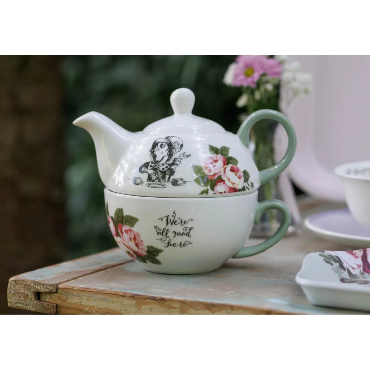 Alice in Wonderland Mikasa V&A Bone China Tea For One Teapot