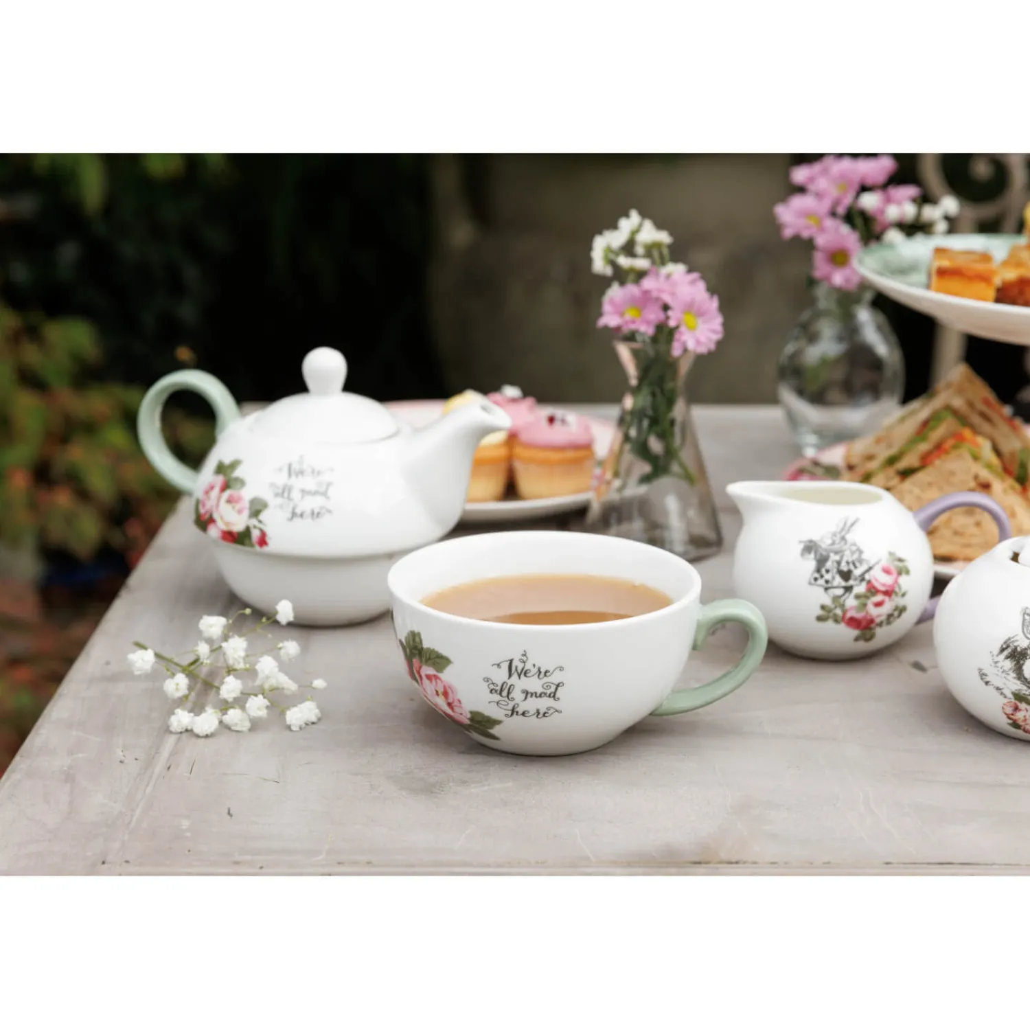 Alice in Wonderland Mikasa V&A Bone China Tea For One Teapot