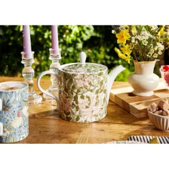 Morris u0026 Co Morris & Co 4 Cup Porcelain Teapot - Honeysuckle