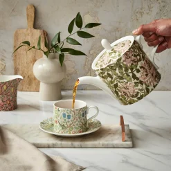 Morris u0026 Co Morris & Co 4 Cup Porcelain Teapot - Honeysuckle