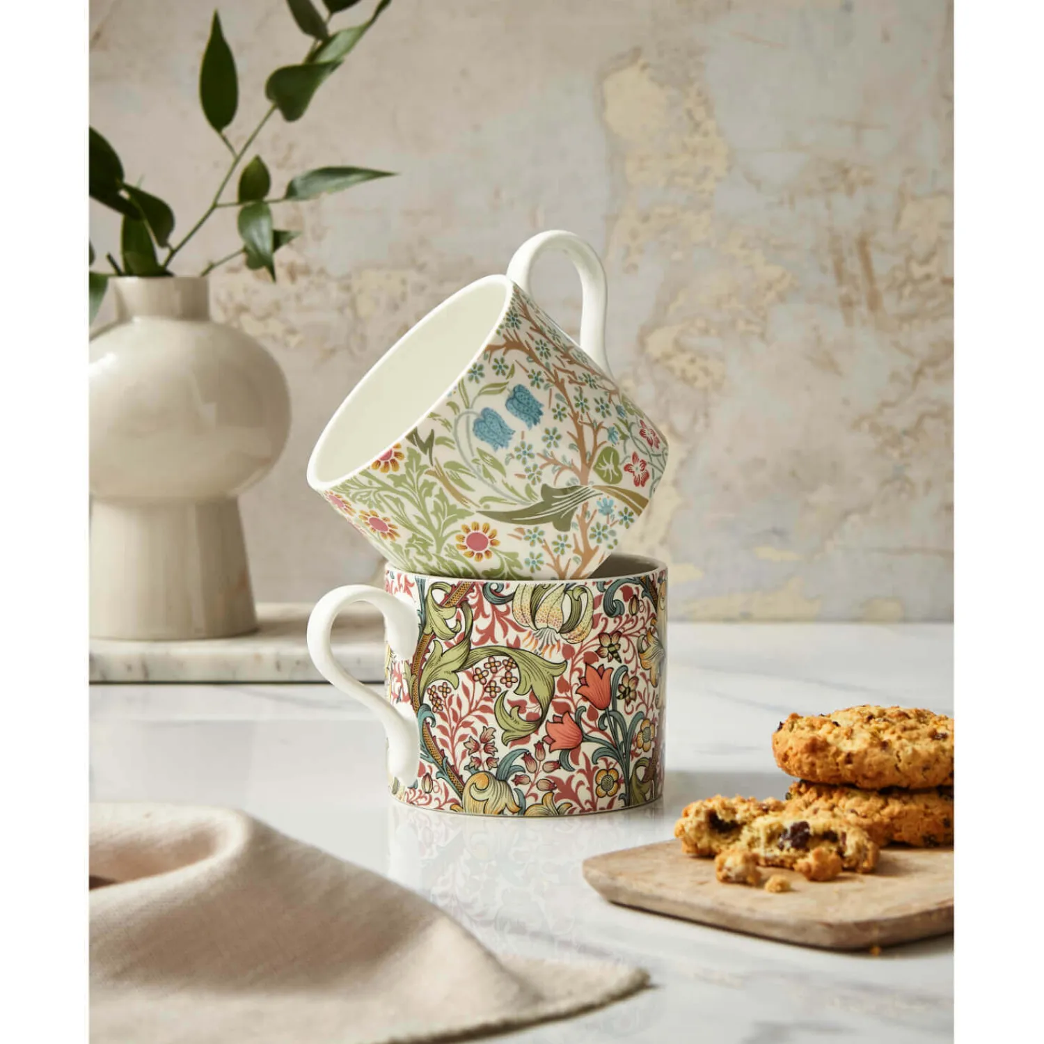 Morris u0026 Co Morris & Co 2 Piece 340ml Porcelain Mug Set - Blackthorn & Lily