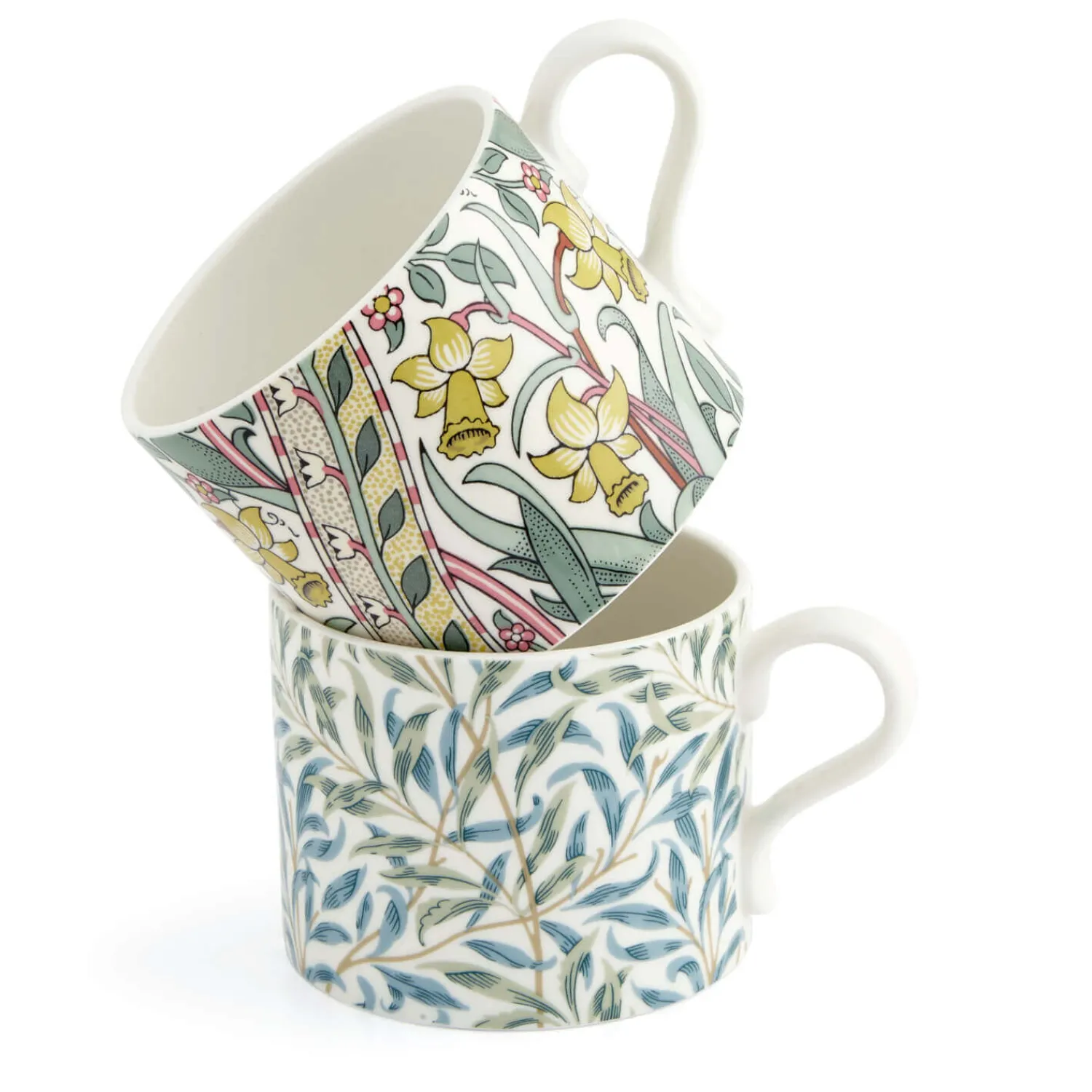 Morris u0026 Co Morris & Co 2 Piece 340ml Porcelain Mug Set - Daffodil & Willow Bough