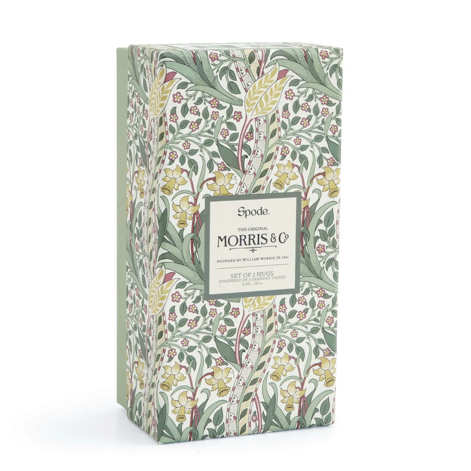 Morris u0026 Co Morris & Co 2 Piece 340ml Porcelain Mug Set - Daffodil & Willow Bough