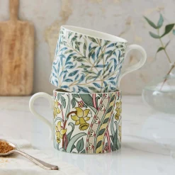 Morris u0026 Co Morris & Co 2 Piece 340ml Porcelain Mug Set - Daffodil & Willow Bough