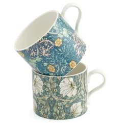 Morris u0026 Co Morris & Co 2 Piece 340ml Porcelain Mug Set - Seaweed & Pimpernel