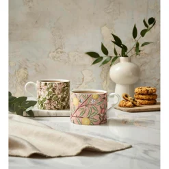 Morris u0026 Co Morris & Co 2 Piece 340ml Porcelain Mug Set - Fruit & Honeysuckle