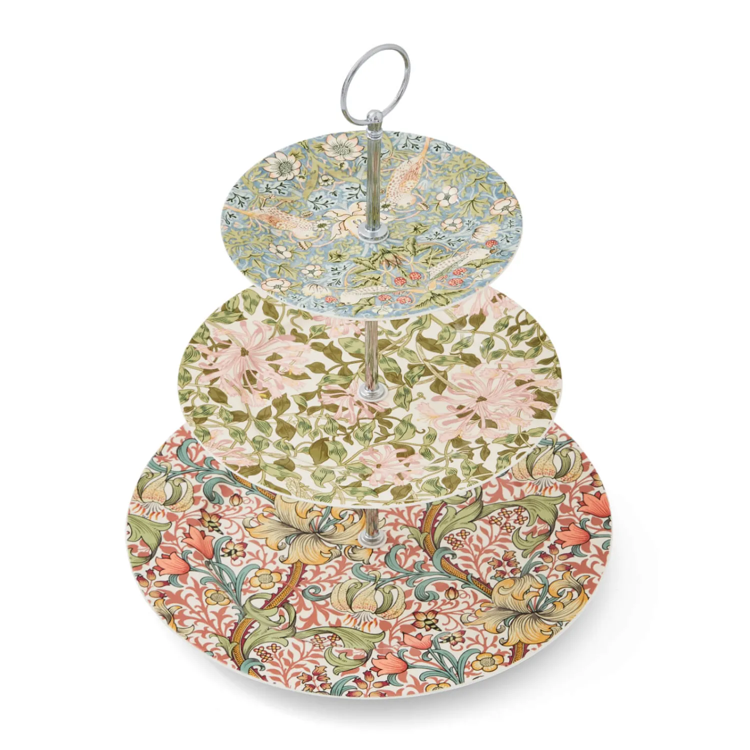 Morris u0026 Co Morris & Co 3 Tier Porcelain Cake Stand
