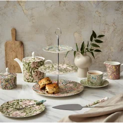 Morris u0026 Co Morris & Co 3 Tier Porcelain Cake Stand