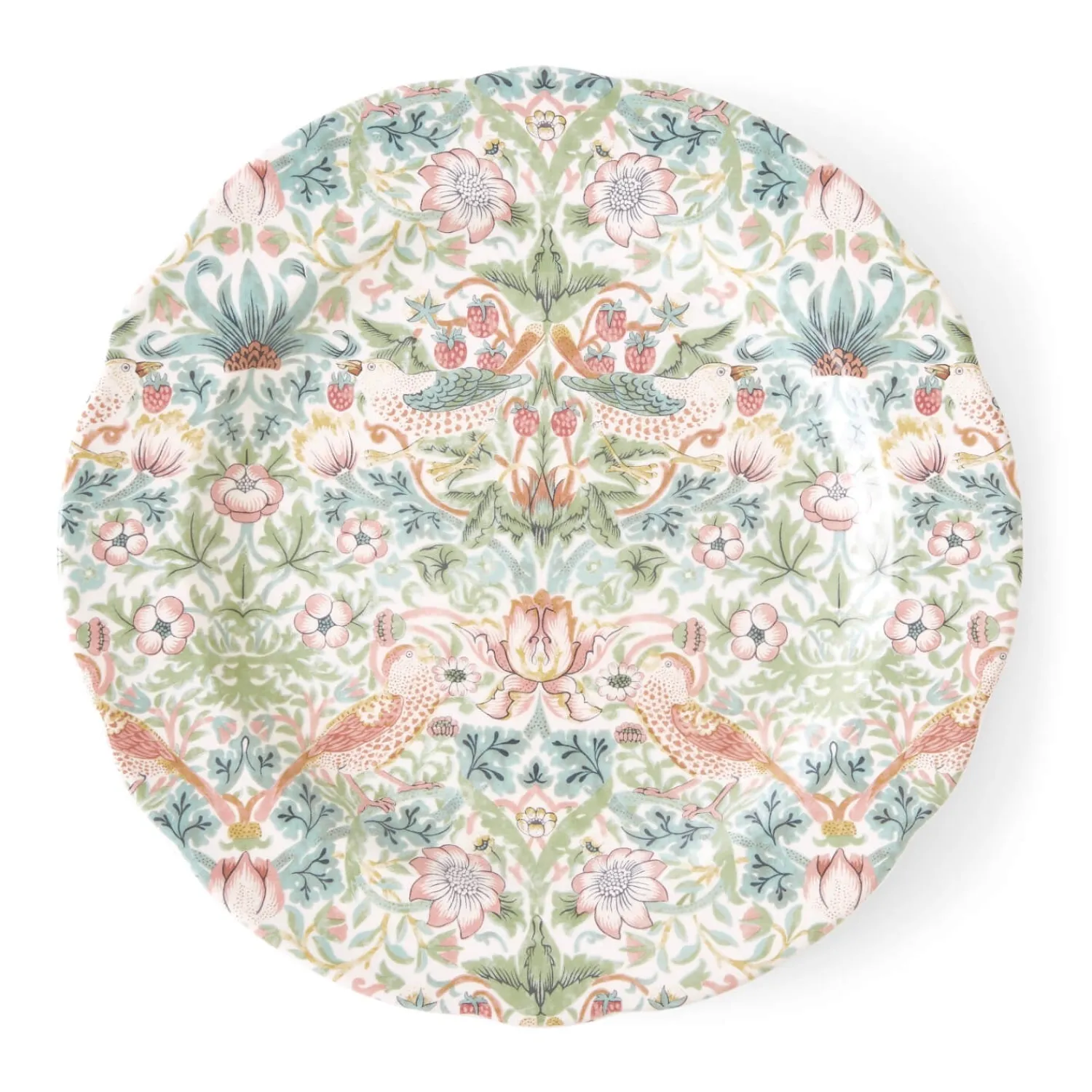 Morris u0026 Co Morris & Co Earthenware Serving Platter - Strawberry Thief