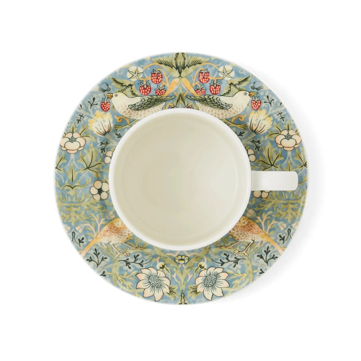 Morris u0026 Co Morris & Co Porcelain Cup & Saucer - Strawberry Thief