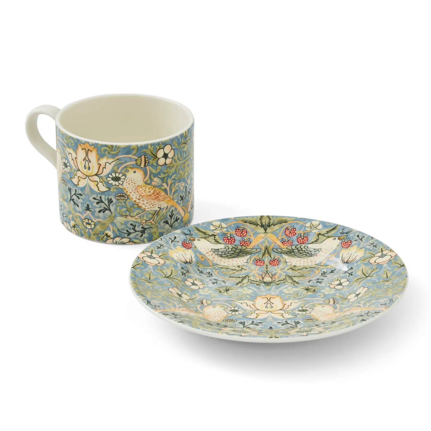 Morris u0026 Co Morris & Co Porcelain Cup & Saucer - Strawberry Thief