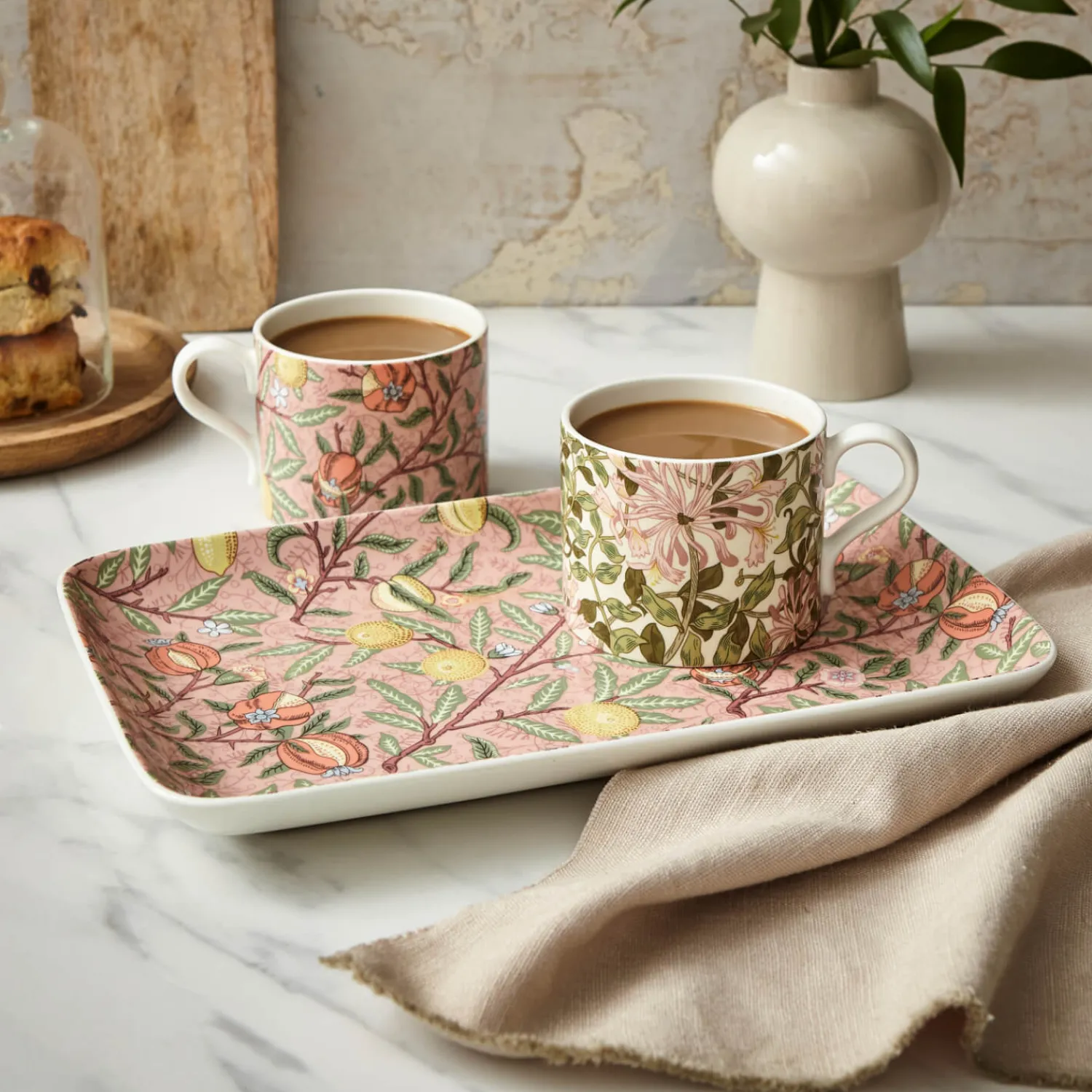 Morris u0026 Co Morris & Co Porcelain Serving Tray - Fruit
