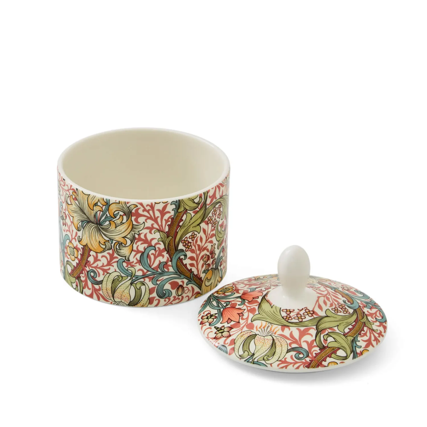 Morris u0026 Co Morris & Co Porcelain Sugar Bowl With Lid - Golden Lily