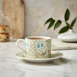 Morris u0026 Co Morris & Co Porcelain Tea Cup & Saucer - Blackthorn