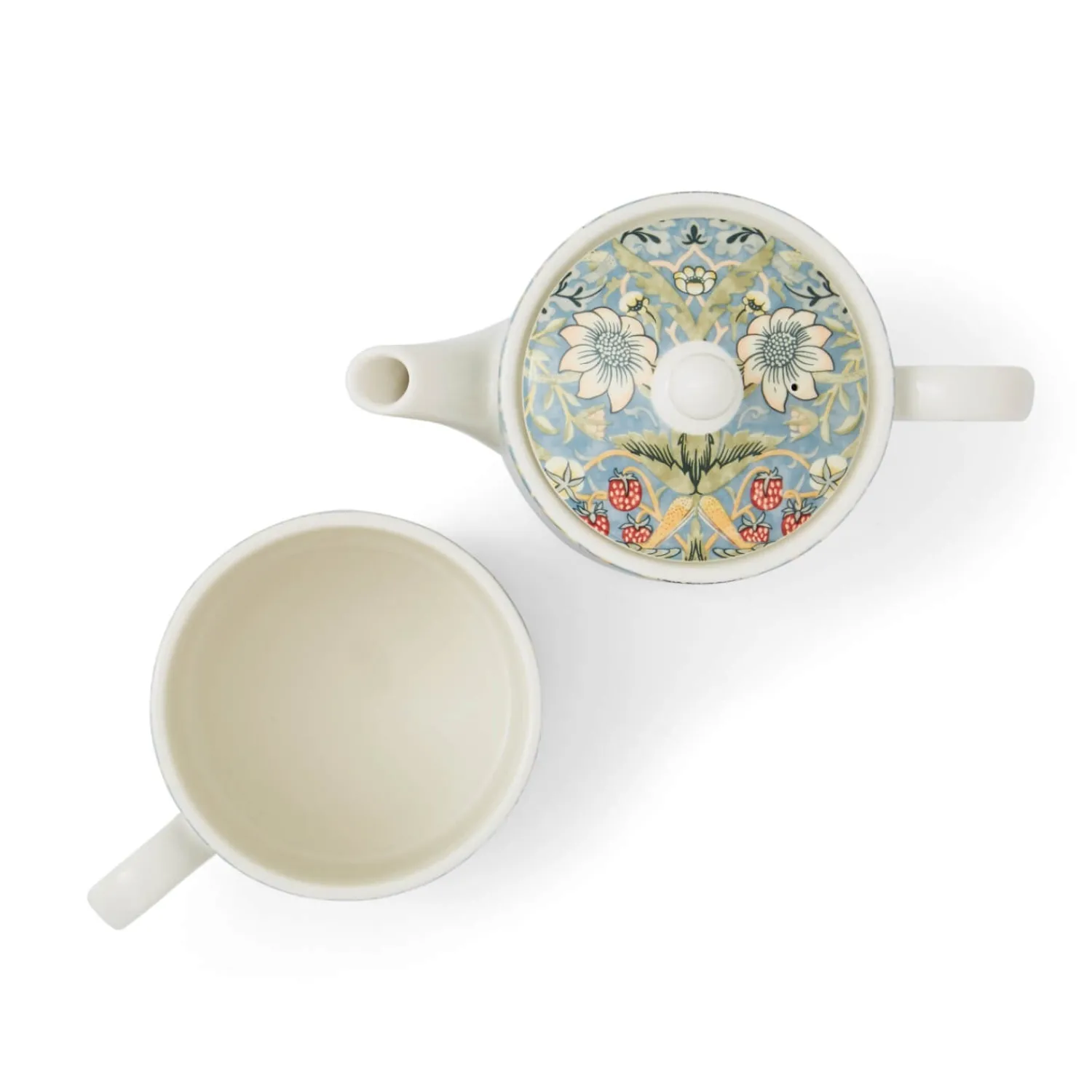Morris u0026 Co Morris & Co Porcelain Tea For One - Strawberry Thief