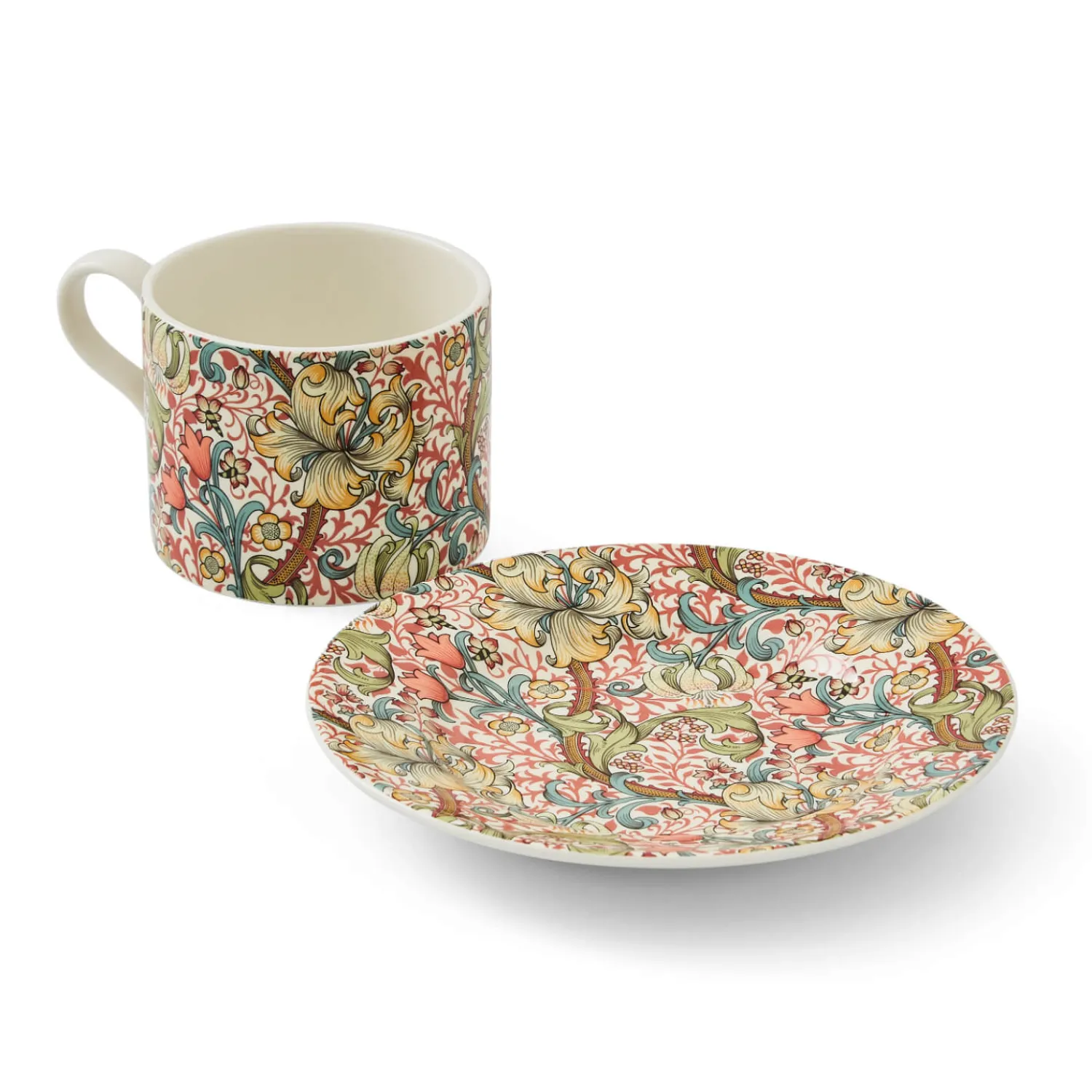 Morris u0026 Co Morris & Co Porcelain Tea Cup & Saucer - Golden Lily