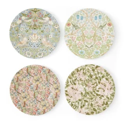 Morris u0026 Co Morris & Co Set Of Four 20cm Earthenware Plates