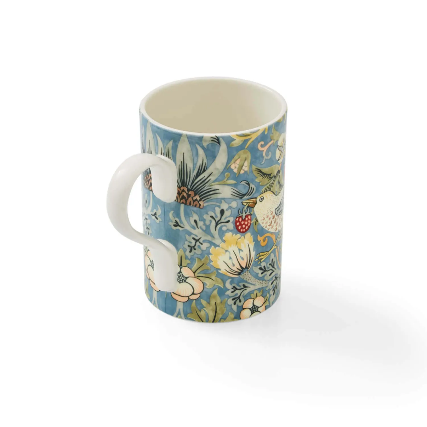 Morris u0026 Co Morris & Co Strawberry Thief 340ml Porcelain Mug - Indigo