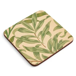 Morris u0026 Co Morris & Co Willow Bough Set Of Six Coasters - Green