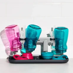 OXO Good Grips Aluminium Water Bottle Drying Rack - Grey