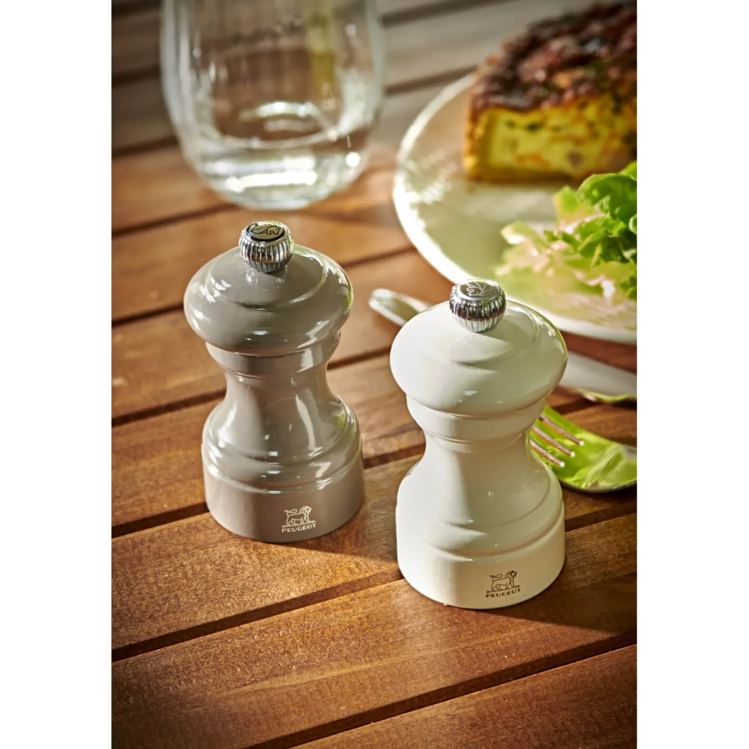 Peugeot Bistro 10cm Pepper Mill - Taupe Grey
