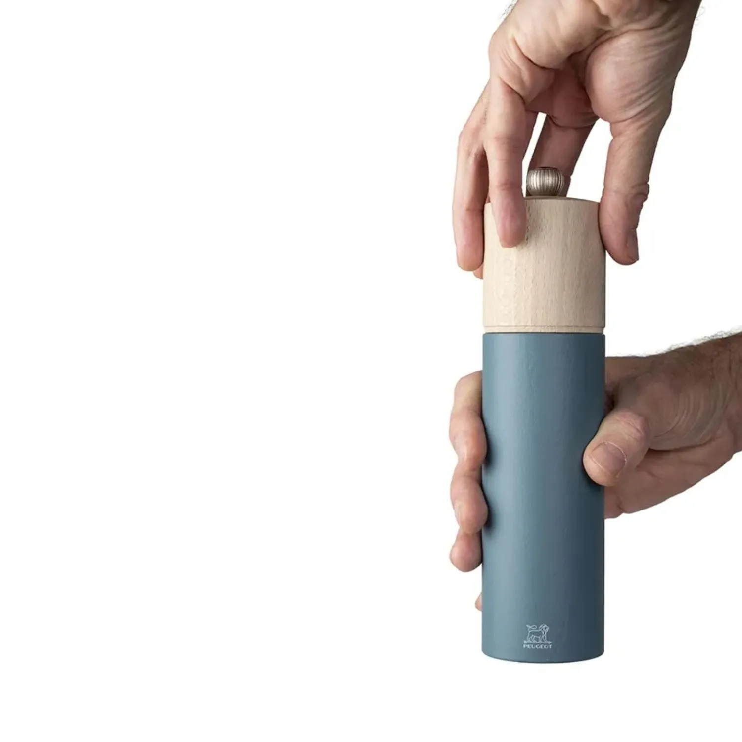 Peugeot Boreal 21cm Beech Pepper Mill - Celestial Blue