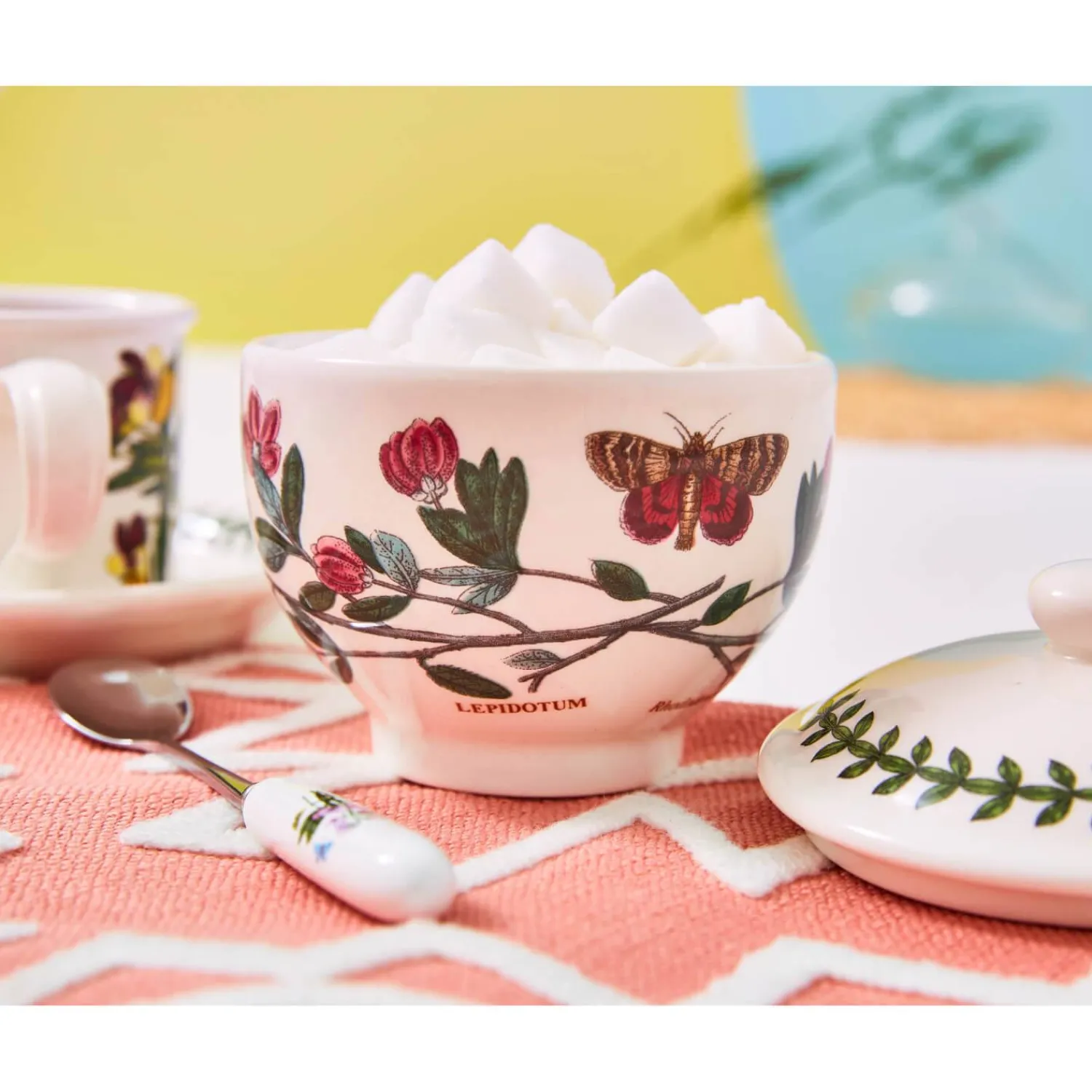 PORTMEIRION Botanic Garden Covered Sugar Bowl
