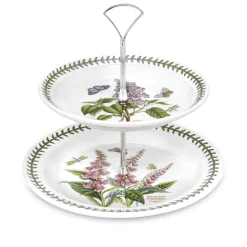 PORTMEIRION Botanic Garden 2 Tier Cake Stand