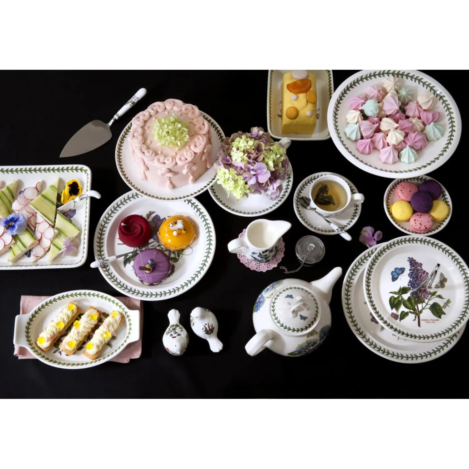 PORTMEIRION Botanic Garden 2 Tier Cake Stand