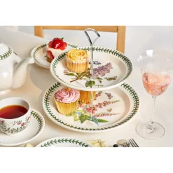 PORTMEIRION Botanic Garden 2 Tier Cake Stand