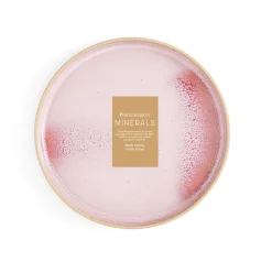 PORTMEIRION Minerals Stoneware 26.6cm Dinner Plate - Rose Quartz