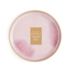 PORTMEIRION Minerals Stoneware 21.7cm Side Plate - Rose Quartz