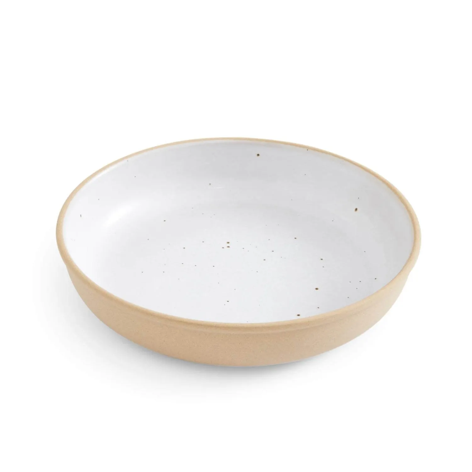 PORTMEIRION Minerals Stoneware 22.2cm Low Bowl - Moonstone