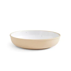 PORTMEIRION Minerals Stoneware 22.2cm Low Bowl - Moonstone