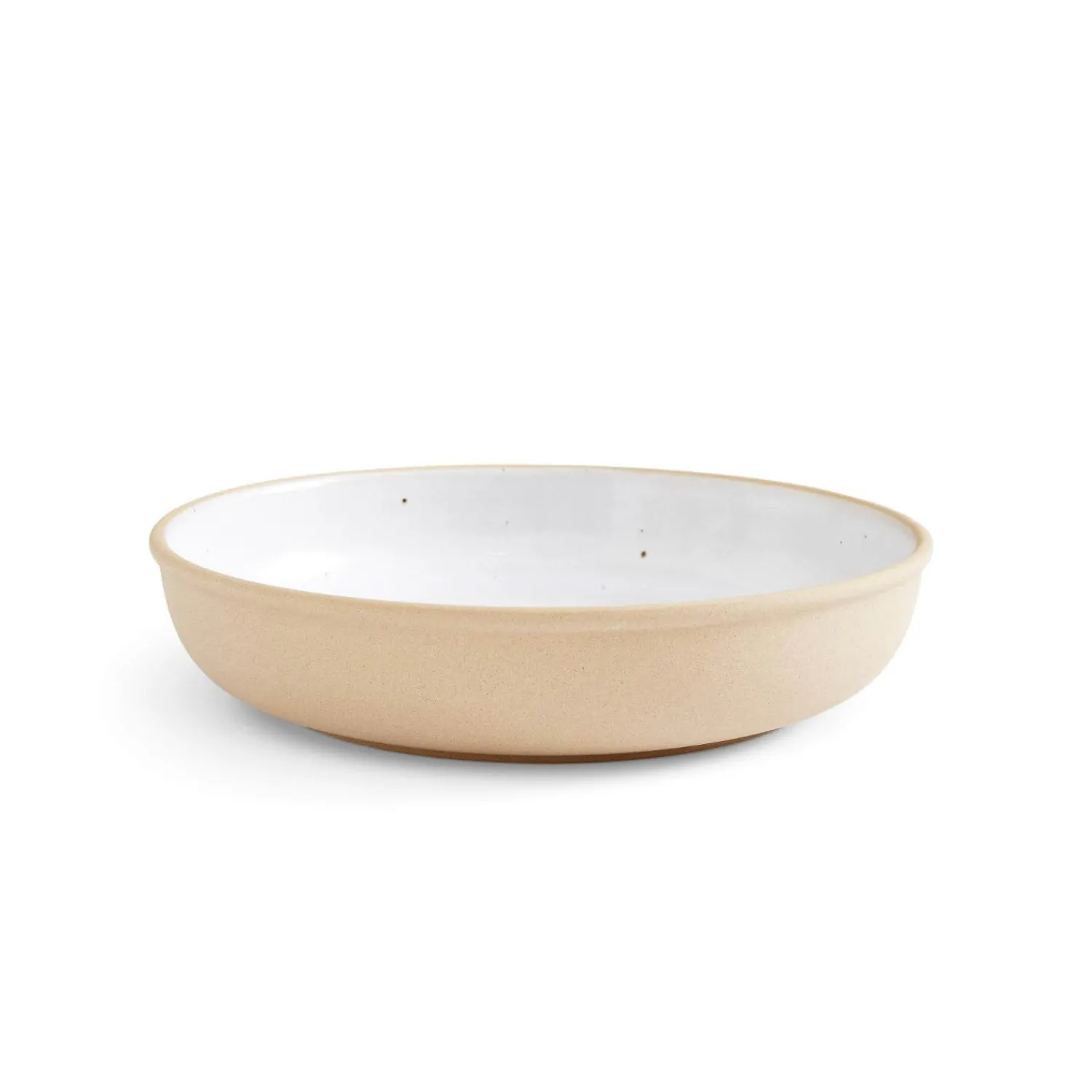 PORTMEIRION Minerals Stoneware 22.2cm Low Bowl - Moonstone
