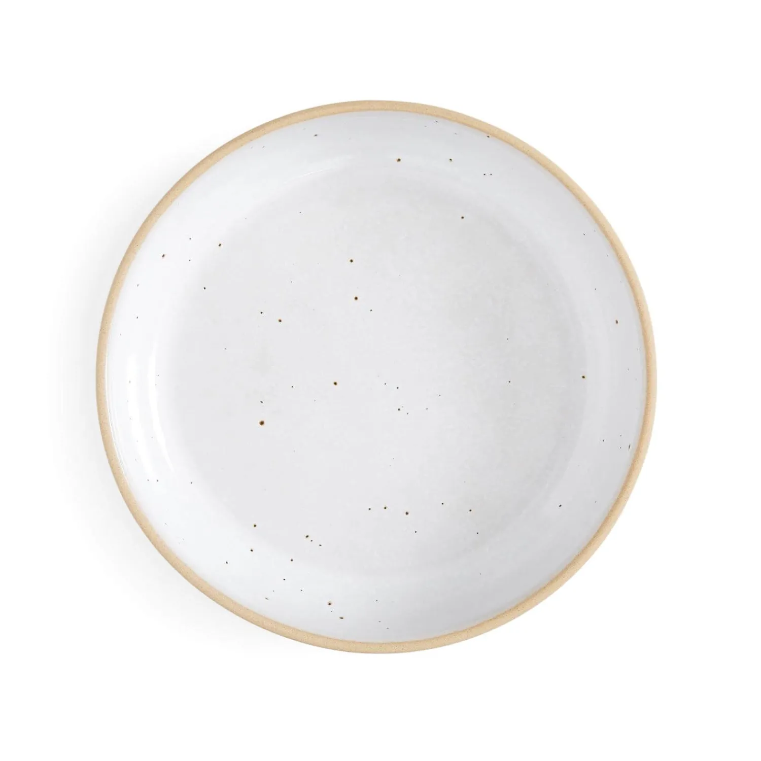 PORTMEIRION Minerals Stoneware 22.2cm Low Bowl - Moonstone