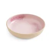 PORTMEIRION Minerals Stoneware 22.2cm Low Bowl - Rose Quartz