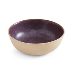 PORTMEIRION Minerals Stoneware 24.5cm Medium Serving Bowl - Amethyst