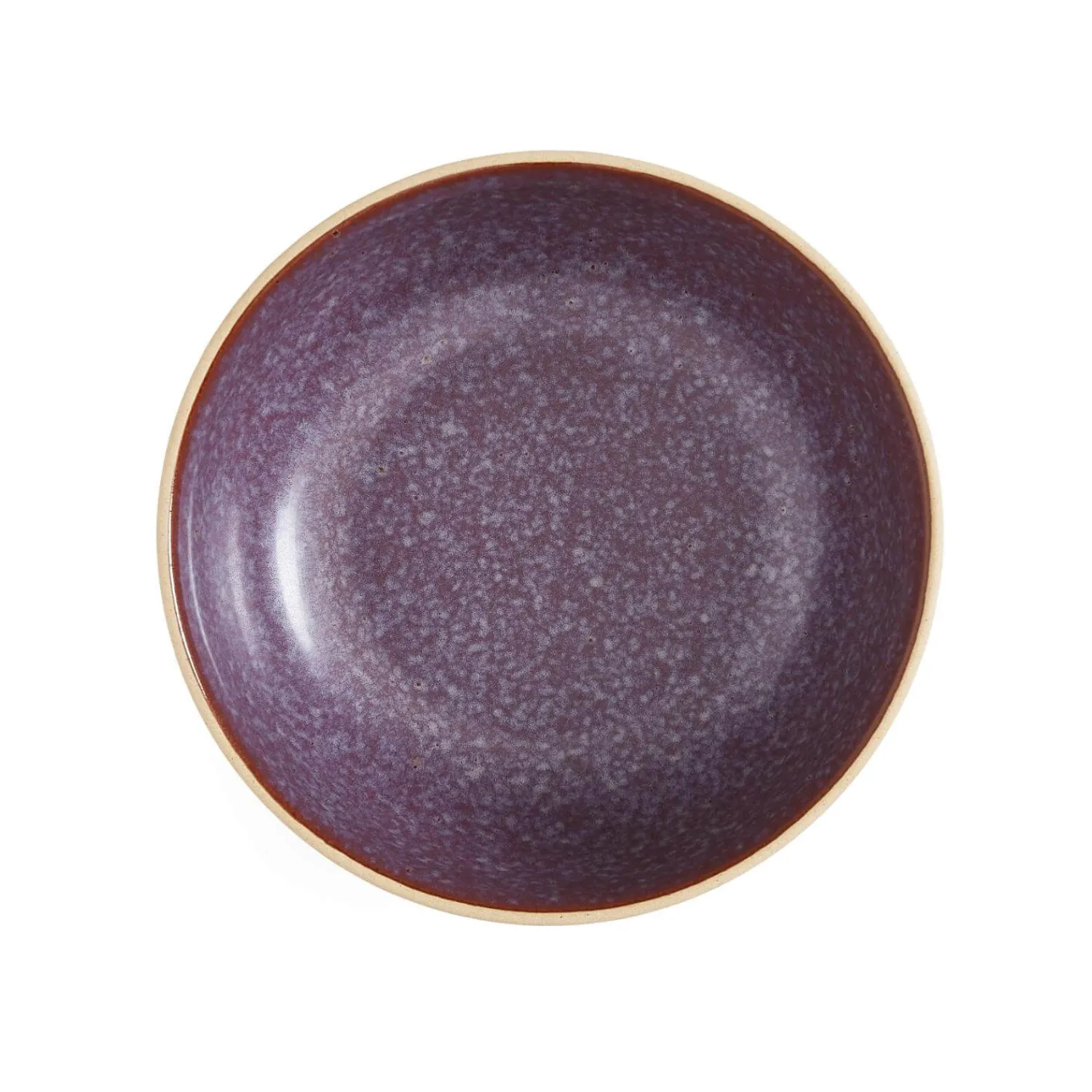 PORTMEIRION Minerals Stoneware 24.5cm Medium Serving Bowl - Amethyst