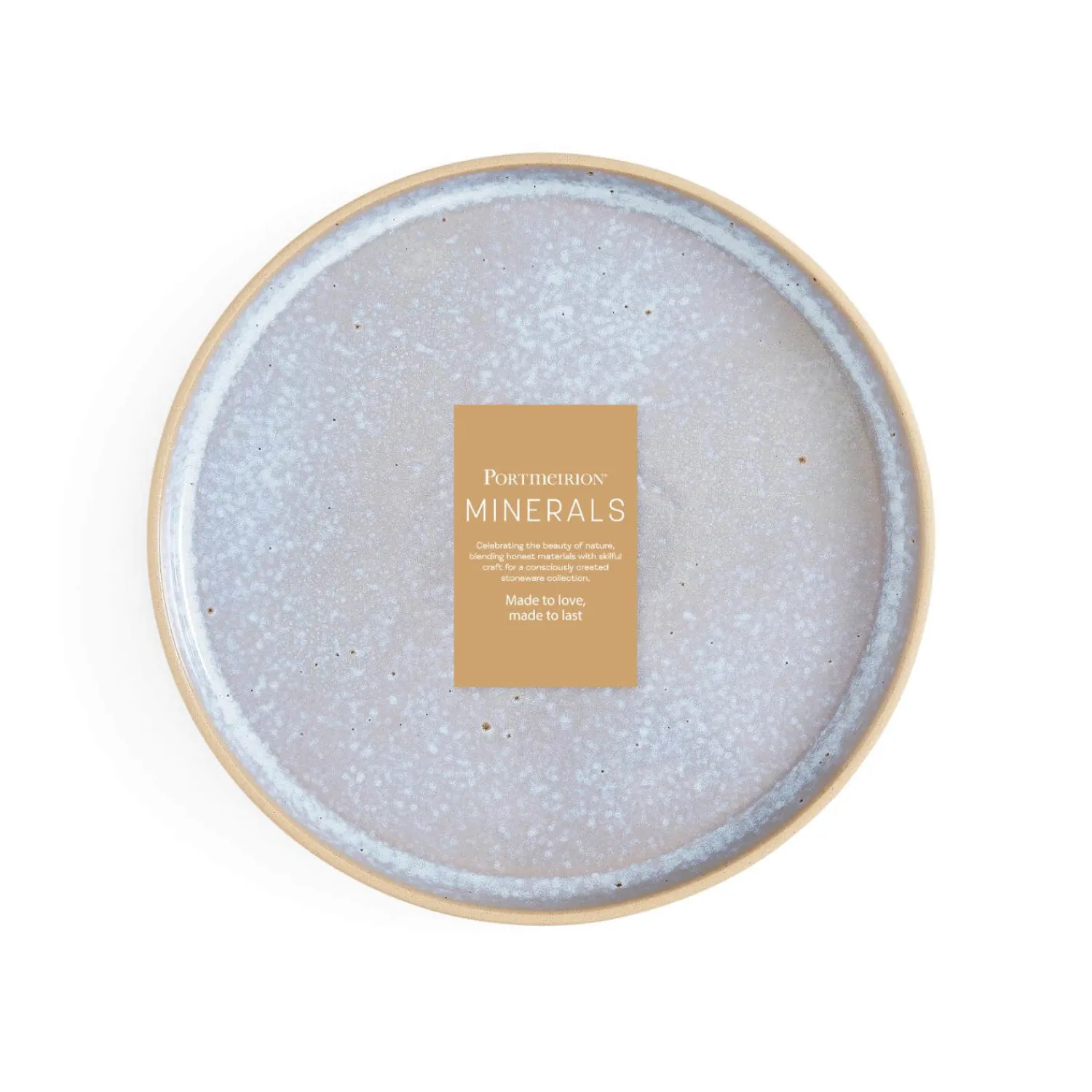 PORTMEIRION Minerals Stoneware 26.6cm Dinner Plate - Aquamarine