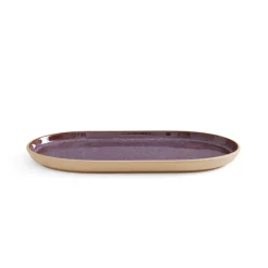 PORTMEIRION Minerals Stoneware 30.4cm Medium Oval Platter - Amethyst