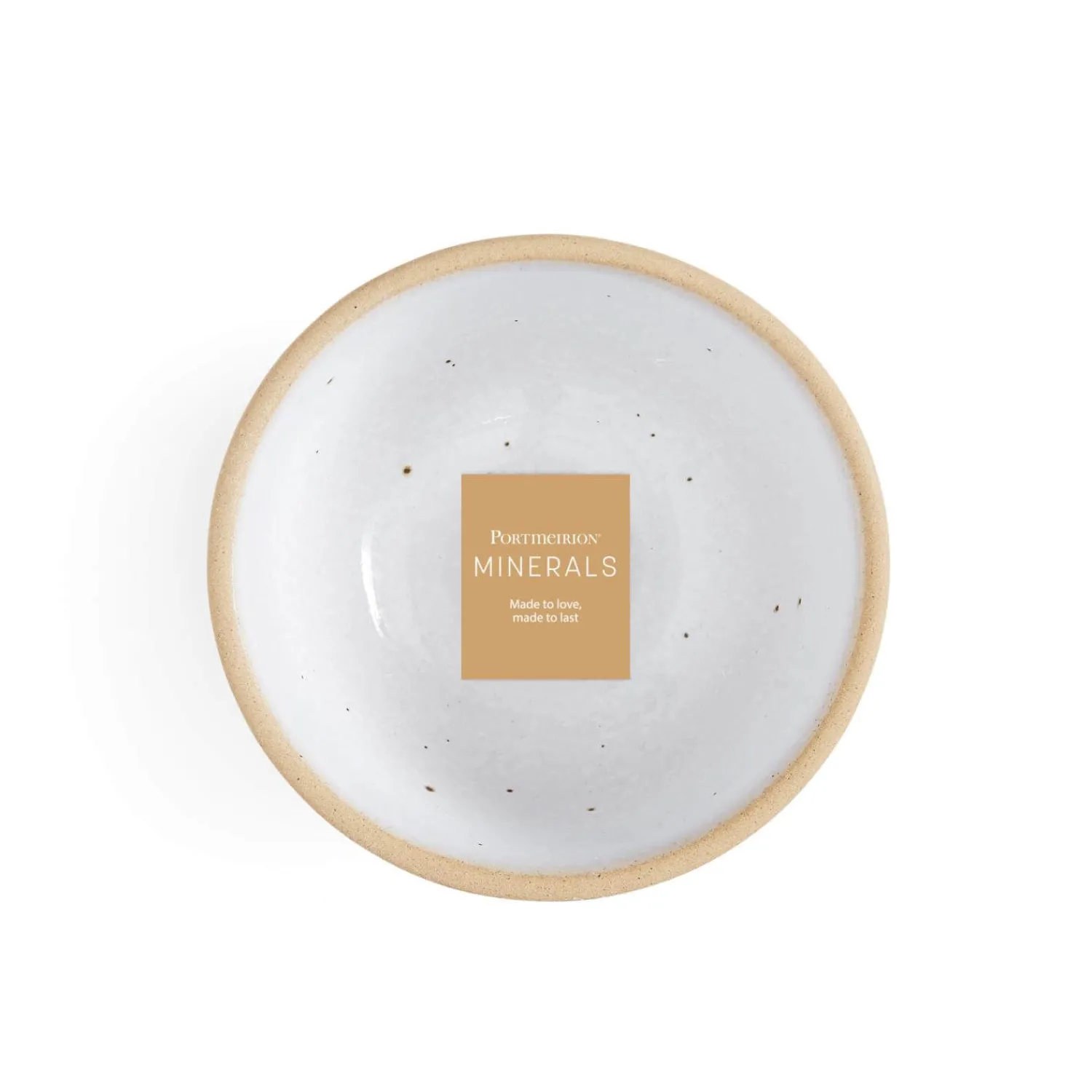 PORTMEIRION Minerals Stoneware 11.4cm Small Bowl - Moonstone