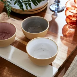 PORTMEIRION Minerals Stoneware 11.4cm Small Bowl - Moonstone