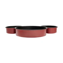 Prestige Disney 'Bake With Mickey' Non-Stick Mickey Head Cake Tins - 3 Piece