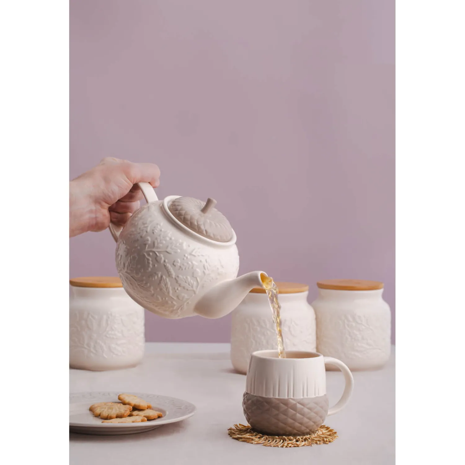 Price u0026 Kensington Price & Kensington Acorn Sugar Storage Jar